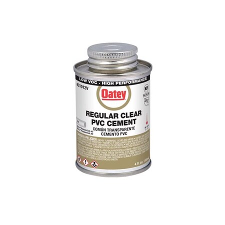 Oatey Clear Cement for PVC 4 oz